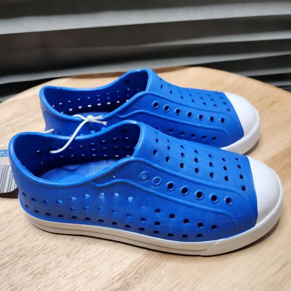 Toddler Boys Footwear Bundle Size 11/12 – Slides + Water Shoes